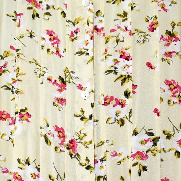 Cera Yellow Floral Print Maxi Dress - Picture 3 of 5